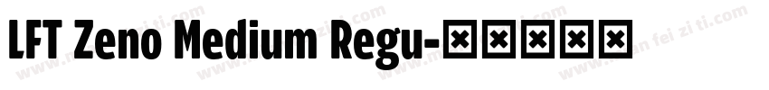 LFT Zeno Medium Regu字体转换